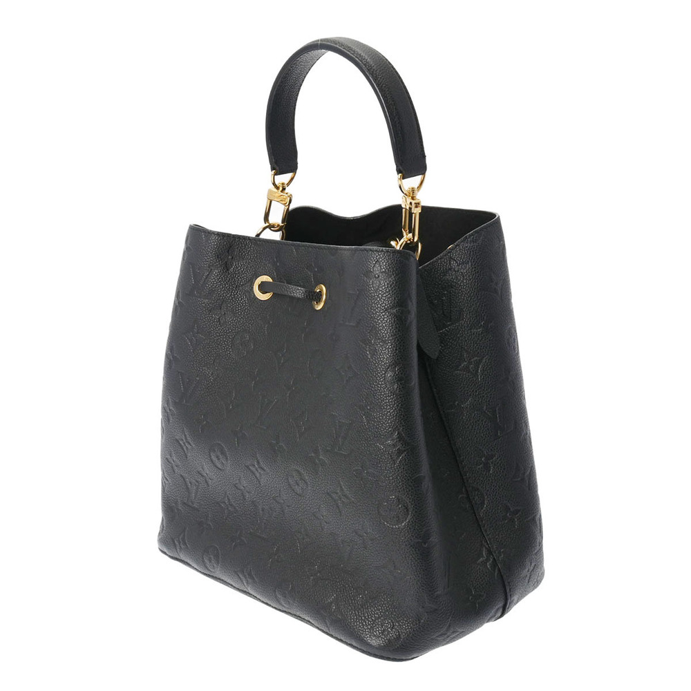 Louis Vuitton Noir NeoNoe Empreinte Black Bag Leather